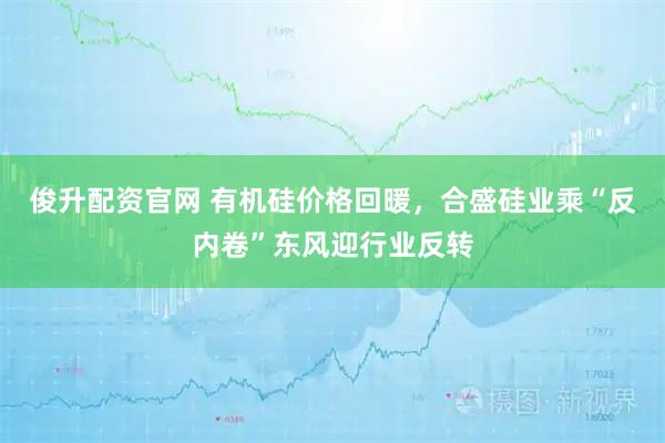 俊升配资官网 有机硅价格回暖，合盛硅业乘“反内卷”东风迎行业反转